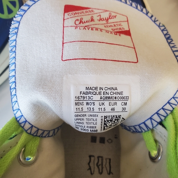 Converse men's all Star. Sneakers 11.5 - Picture 7 of 8